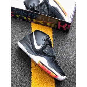 The only version is equipped with Air Zoom turbo air cushion, exclusive box label, built-in RFID anti-counterfeiting chip, and the company's outsole wear resistance is the best exclusive private model in the market ? Owen's new six generation signature boots Nike Kyrie 6 PE quote Black / white