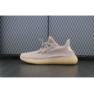 H12 Adidas yeezy 350 boost V2 synth fv5666 Adidas coconut 350 second generation new silver powder hollowed out stars