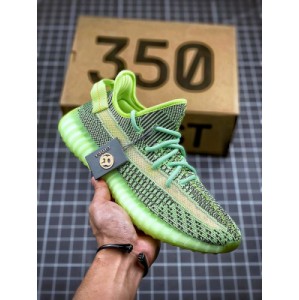 Actual measurement record of og pure original exclusive terminal supply: small probability of over inspection, large probability of failure to identify Adidas yeezy 350 V2 yeezreel official release Article No.: fw5190 black green