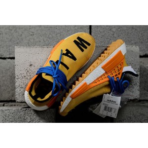 Earthy yellow Adidas NMD human race Pharrell Williams PALE NUDE ac7361 Fido 1.5 generation orange