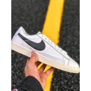 160 yuan first layer calf leather Nike Blazer low white shoes women's casual sports board shoes 454471-104 size 36-44
