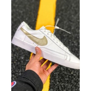 150 yuan first layer calf leather Nike Blazer low white shoes women's casual sports board shoes aa3961-103-101-104-001 size 36-44