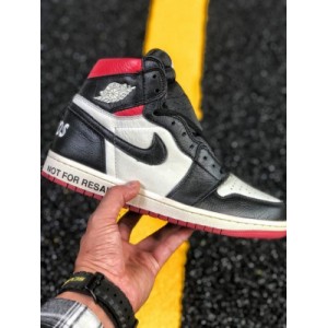 $330 Nike high og 861428-106 no l's no resale black and red Jordan first generation high top size: 36-45