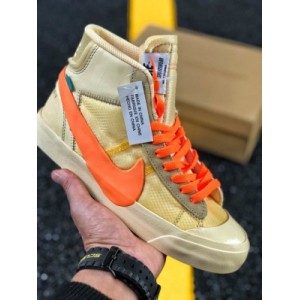 $250 Halloween off white x Nike Blazer Mid All Hallows Eve co branded Super Limited board shoe aa3832-700 size: 36-45