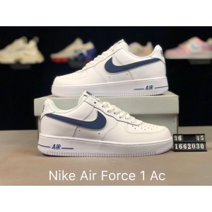 True standard with half size new Nike Air Force 1 AC air force 1 simple air force headband built-in air unit cold and crack resistant low top board shoes 36-44 with half size