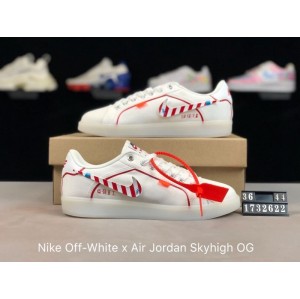 Nike off white x Air Jordan skyhigh og Jordan co branded canvas board shoes part number: 1732622