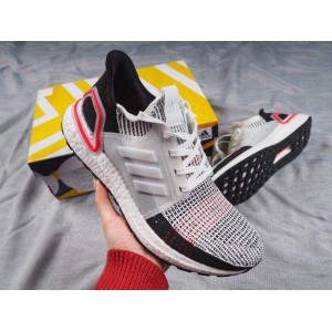 Ultra boost 5.0 white red b37703 2019 new laser red running shoes