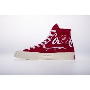 Red Cola x KITT co branded Converse Chuck Taylor All Star 70s hi KITT x Coca Cola red 162988c39 size 35