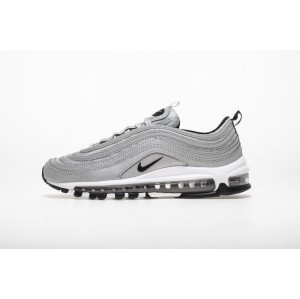 Silver Black real silver bullet Nike 97 air unit nike air max 97 quote reflect silver quote 312834-00734 size 36 - 45