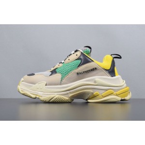 G5 version of Balenciaga daddy shoes Yellow Green Vintage shoes 35-45