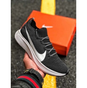 190 yuan pure original tmall exclusively for Nike official 2019 nike zoom fly FK running shoes flying wire woven cushioning sports breathable casual running shoes article No. ar4561-304 black and White Size: 36 - 45