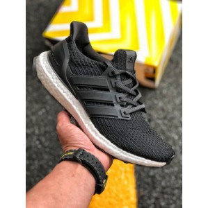 180 yuan new version top real explosion real standard Adidas Adidas ultra boost 4.0 UB real explosion 4 Daima brand tire bottom anti-skid and wear-resistant large particle soft explosion casual sports shoes running shoes article No.: bb6166 black and White Size: 36-48