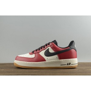 Nike air Force1 x27 07 Chicago White Black Red Bull colorway