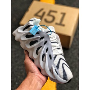 Charles charlyc yeezy 451 Kanye's new coconut integrated sole is wrapped upward, and the shoe body has the exaggerated shape of volcano, with high visual recognition. No boost / no adiprene Article No.: ee961