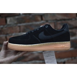 Nike Air Force 1 x27 07 lv8 suede 35th anniversary black rubber aa1117-00