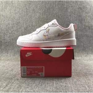 Nike court rough low 2 gs pink flower style: ck5426 - 100 true 36-42 men's and women's sizes
