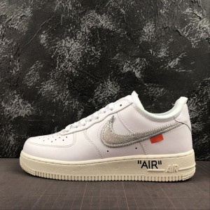 Off white x Nike Air Force 1 07 Joint Air Force 1 low top casual board shoe ao4297-100 size: 36-45