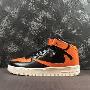 True standard corporate Nike Air Force 1 mid air force mid top casual board shoe reverse hook 804608-188 size 36-45