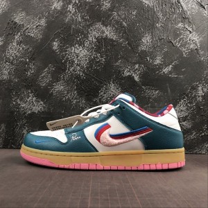 True corporate Parra x Nike SB Dunk Low Co branded low top casual board shoes cn4504-105 size 36-45