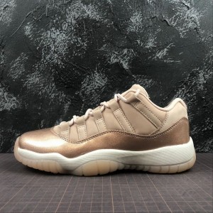 True carbon nike air jordan 11 retro aj11 Jordan 11th generation basketball shoe rose gold ah7860-105 size: 36 - 43