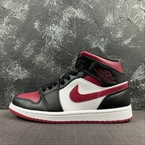 True corporate Nike Air Jordan 1 Mid aj1 Jordan 1 mid top basketball shoe 554725-066 size: 36-47