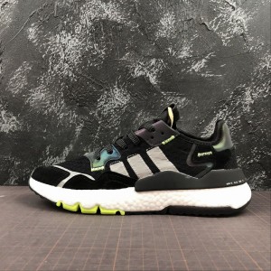 Adidas nite jogger 2019 popcorn running shoes Nightwalker 3M reflective ef5858 size 36-45