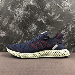 Genuine corporate Adidas consortium runner inv 4D 4D printed hollow out outsole mesh breathable cushioning running shoe b96653 size 40.5 41 42.5 43 44.5 45