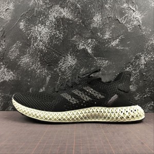 True standard company level Adidas consortium runner inv 4D 4D printed hollow out outsole mesh breathable cushioning running shoe b96501 size 40.5 41 42.5 43 44 44.5 45