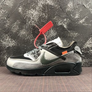 True corporate the 10: Nike Air Max 90 x off white co branded half length air cushion running shoe aa7293-002 size: 40-45