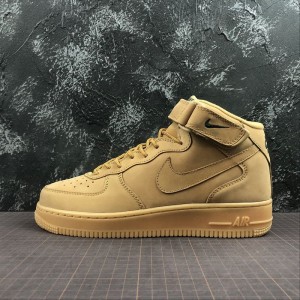 True corporate Nike Air Force 1 Mid x27 07 Air Force 1 medium top casual board shoes suede wheat 715889-200 size: 36-45
