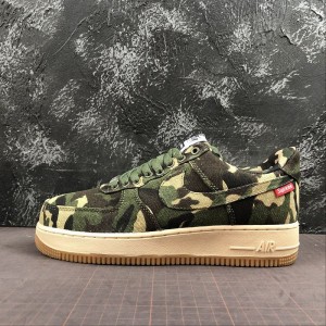 True corporate Nike Air Force 1 07 x supreme air force low top casual skateboard 573488-330 size 36-45