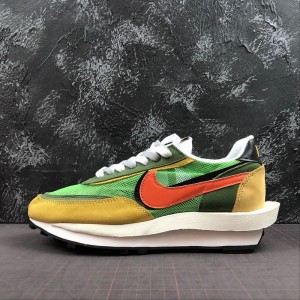 Undercover x Nike waffle Racer high bridge shield co branded Xinhua racing shoe double hook double tongue mesh breathable bv0073-300 size: 36-45