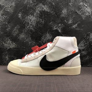 Nike Blazer Mid x off white co trailblazer mid top board shoe aa3832-100 size: 36-45