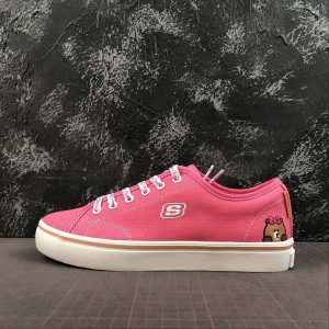 True standard company level SKECHERS SKECH 19 year female IP co branded X line friend casual shoes canvas shoes 66666202 / Fus size: 36.5 37.5 38 39 one size larger