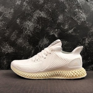 True standard company level Adidas futurecraft 4D 4D printed hollow out outsole mesh breathable cushioning running shoe ef3455 size 39-45