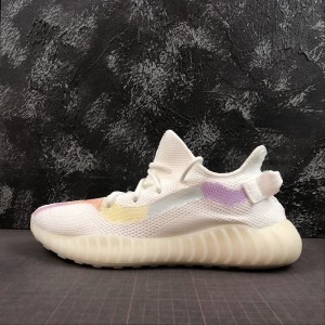 Adidas yeezy boost 350v3 coconut hollow popcorn running shoes rainbow cp9368 size: 36-46