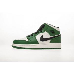 White green toe Celtic aj1 mid mid top air jordan 1 Mid quote pine green quote 852542-301