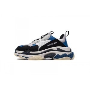 A generation of white and blue Paris Vintage daddy shoes Balenciaga triple s 524039 w09oh 7080