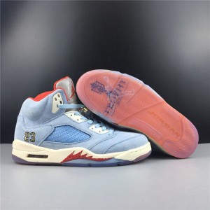 Top level version 5th generation trophy room x air jordan 5 ice Blu ice blue red parent-child joint family and friends limited global limit top level original version Article No. ci1899-400 No. 7.5-13 11.5