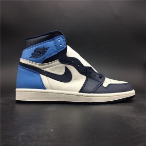 Top updated version Jordan 1 Generation Air Jordan 1 Obsidian color matching North Carolina aj1 top updated version imported material first layer leather real standard Article No.: 555088-140 No.: 40.5-46 shipment D8