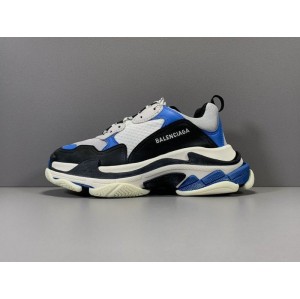 New plus version Taobao president version foreign trade GT version South Korea zh version: Paris daddy shoes black and blue domestic version Balenciaga tripe-s Balenciaga Vintage daddy shoes article No.: 536737