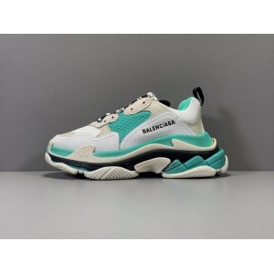 New plus version Taobao president version foreign trade GT version South Korea zh version: Paris daddy shoes white jade domestic version Balenciaga tripe-s Balenciaga Vintage daddy shoes article No.: 524039