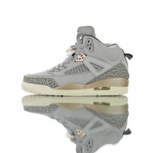 Spizike GG quot wolf grey quot Spike Lee hybrid series medium top casual sports culture basketball shoes wolf grey crackle rose gold 535712 018