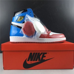 Top updated version Jordan 1st generation air jordan 1 fearless aj1 white card blue red black red box patent leather top updated version original imported material article number ck5666-100 article number 40.5-46 shipment