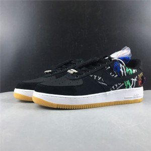Nike Air Force Travis Scott and Nike Air Force barb black white yellow multi color alliance original version Article No.: cn2405-901 shipment No.: 36-46