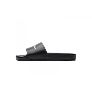 Bz5vm all black Balenciaga slippers all black 506347 wal00 9061