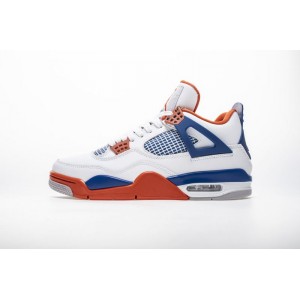 White, blue and orange Knicks air jordan 4 retro Knicks 308497-171