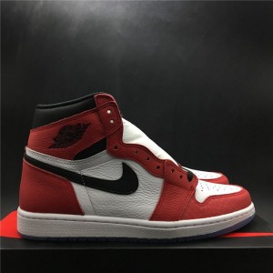 Tiger flutter version special edition air jordan 1 shadow spider man white black red 3M reflective Tiger flutter version original imported material article No. 555088-013 No. 41-46 shipment E5