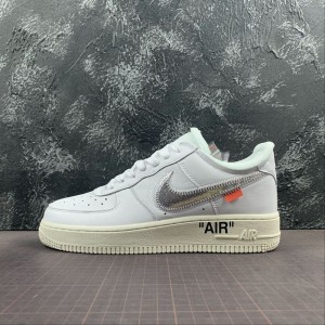 True standard company off white x Nike Air Force 1 07 joint air force No. 1 low top casual board shoe ao4297-100 size: 40-47