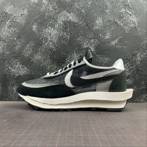 True standard corporate Nike ldwaffle / sacai waffle retro casual jogging shoe bv0073-001 size: 36-46